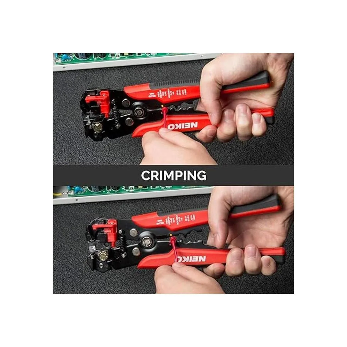 NEIKO 01924A Pelacables automático 3 en 1 cortador y