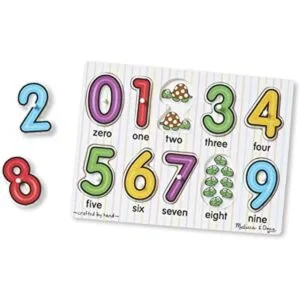 Melissa Doug rompecabezas de madera con números 10_1