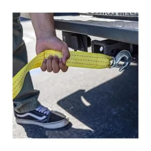 Neiko 51005A correa con ganchos para remolcar resistente