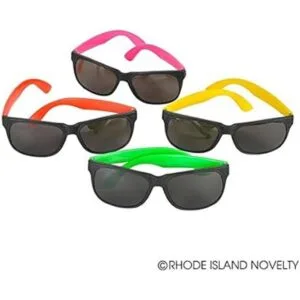 Rhode Island Novelty Lentes de sol de neón surtidos_2