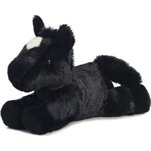 Aurora Mini Flopsie Caballo Negro Beau de 8 pulgadas_2