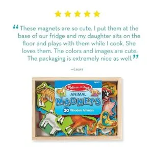 20 imanes de madera Melissa Doug Multicolor_4