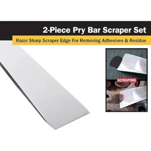 Juego de barreta y espátula de acero inoxidable Titan_5