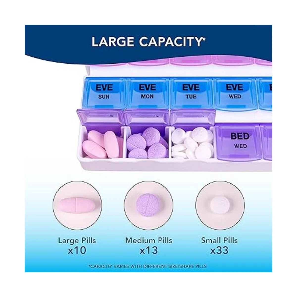 Organizador de píldoras Apex para 7 días 70069B Paquete_3