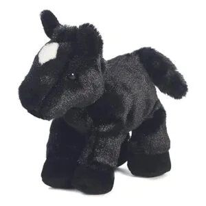 Aurora Mini Flopsie Caballo Negro Beau de 8 pulgadas_3