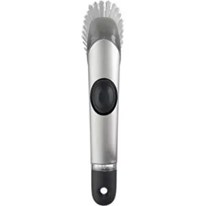 OXO SteeL Cepillo dispensador de jabón de 10 pulgadas_1