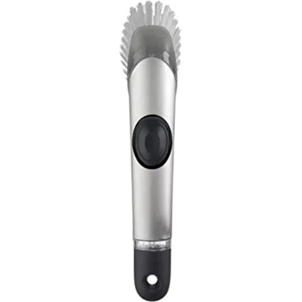 OXO SteeL Cepillo dispensador de jabón de 10 pulgadas_1