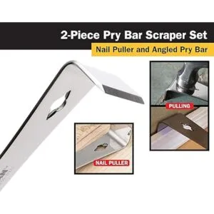 Juego de barreta y espátula de acero inoxidable Titan_4