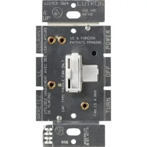 Lutron Toggler Control de ventilador de un solo polo_1