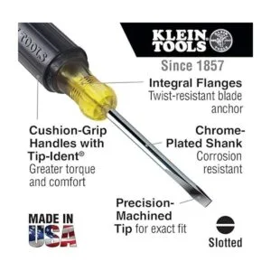 Klein Tools 85072 Juego de destornilladores ranurados y_3