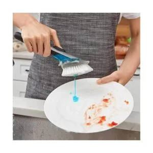 OXO SteeL Cepillo dispensador de jabón de 10 pulgadas_6