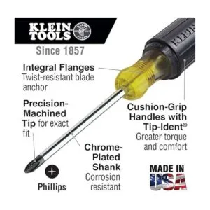 Klein Tools 85072 Juego de destornilladores ranurados y_2