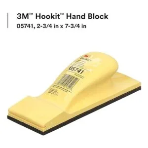 3M Hookit Bloque de mano 05741 234 pulgadas x 734