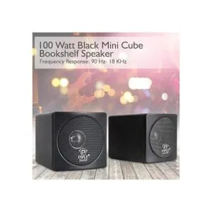 Pyle Home PCB3BK bocinas pequeñas cúbicas 3 pulgadas 100_4