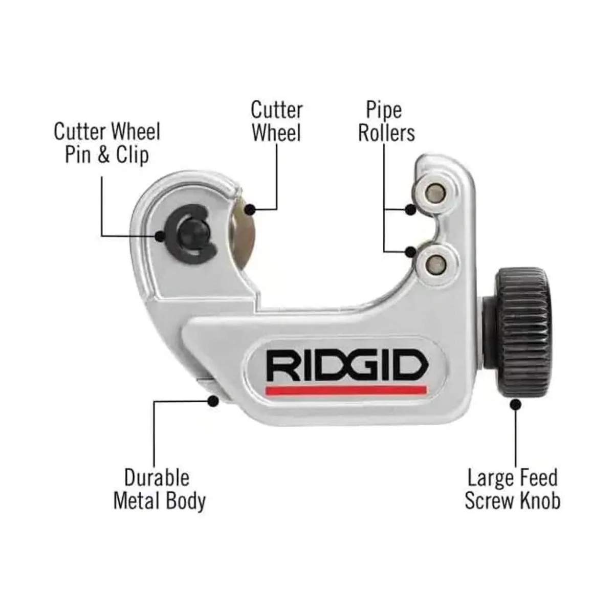 Cortador de tubería RIDGID modelo 103 18 pulg x 58 pulg.
