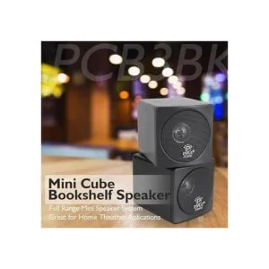 Pyle Home PCB3BK bocinas pequeñas cúbicas 3 pulgadas 100_3