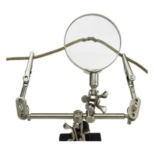 NEIKO 01902 Mano de ayuda ajustable con lupa soporte de