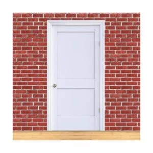 Telón de fondo con imitación de muro de ladrillo de 4