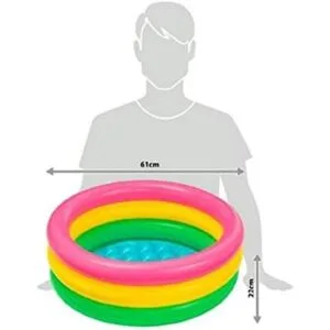 Intex Piscina para bebés de 24 pulgadas Sunset Glow_4