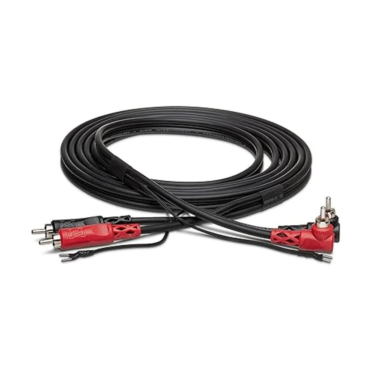 Hosa CRA202DJ RCA dual a doble ángulo recto RCA con cable_4