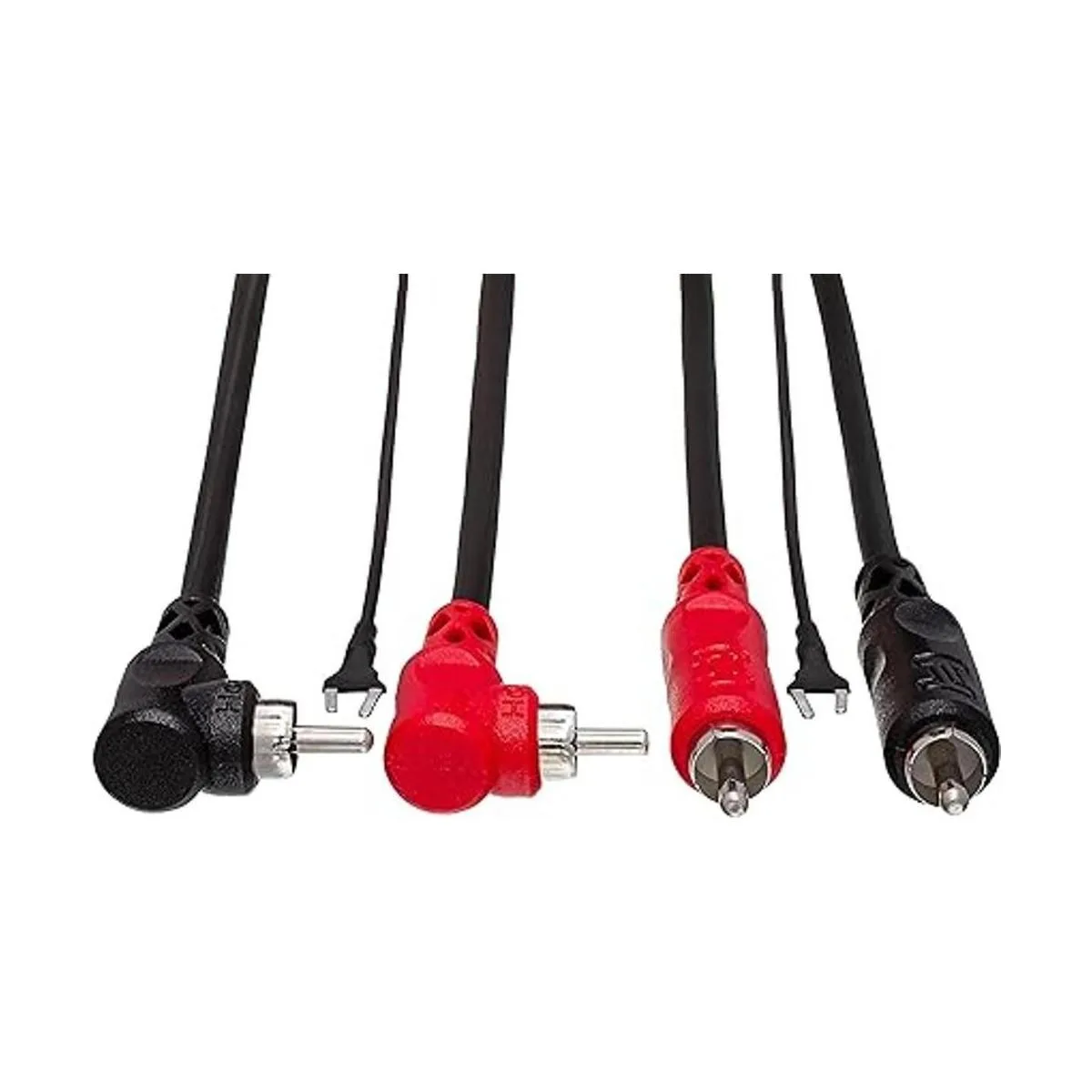 Hosa CRA202DJ RCA dual a doble ángulo recto RCA con cable_3