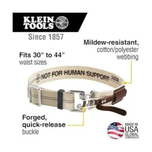 Klein Tools 5425M Cinturón de herramientas con hebilla de_2