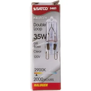 Satco S4621 Bombilla halógena T4 35 W 400 lúmenes base_2