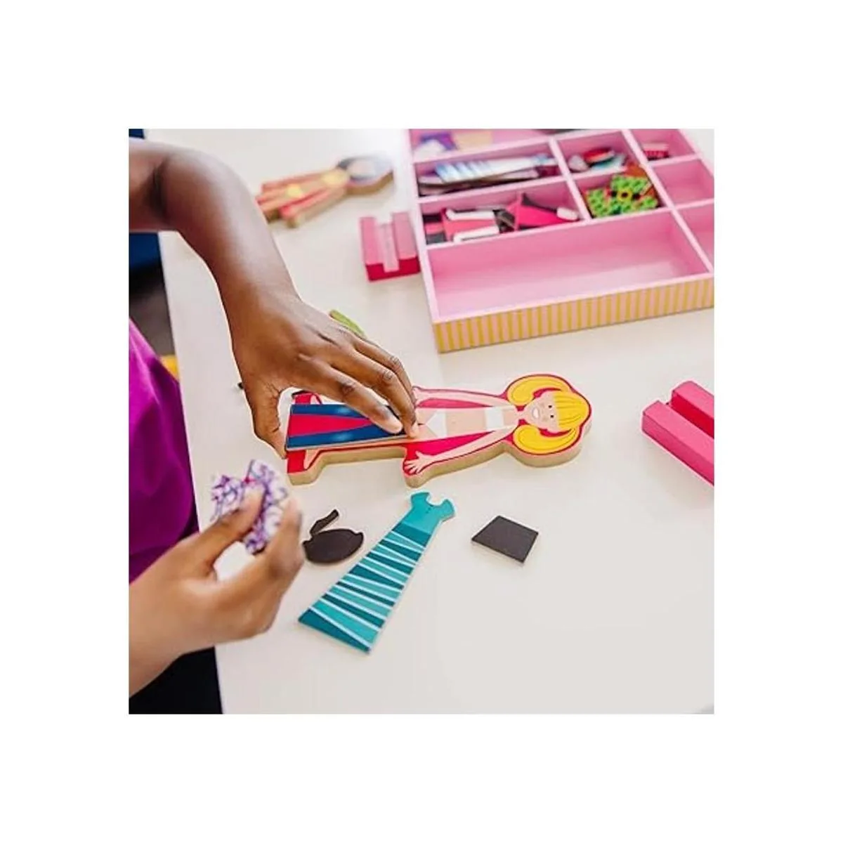 Melissa Doug Abby and Emma Deluxe Magnetic Wooden_2