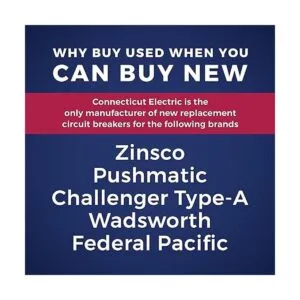 Connecticut Electric QCAL80 UBIZ280 Disyuntor de