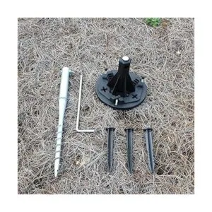 GAMA SONIC GS3 EZ Kit de anclaje a tierra para postes de_3