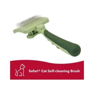 Cepillo protector de limpieza para gatos Safari NA Verde_2