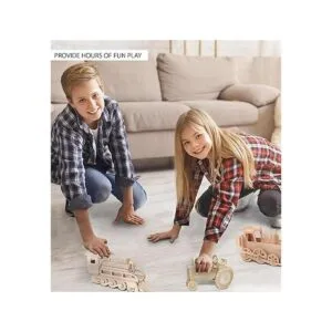 Perplejo tren de vapor 3d Kit de sierra caladora Woodcraft_4