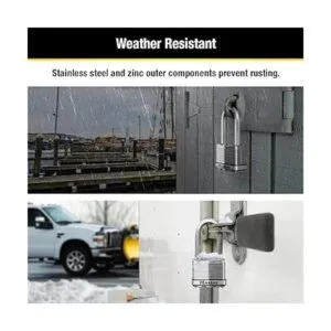 Master Lock M5XDLH Magnum Candado resistente con llave 1_4