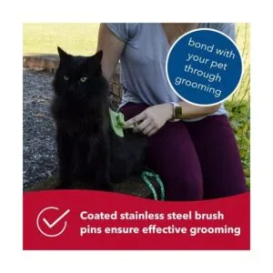 Cepillo protector de limpieza para gatos Safari NA Verde_5