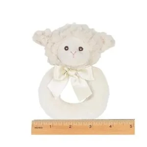 Bearington Baby Lil LAMBY Cordero de peluche sonajero_3