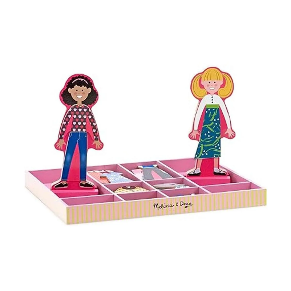 Melissa Doug Abby and Emma Deluxe Magnetic Wooden_6