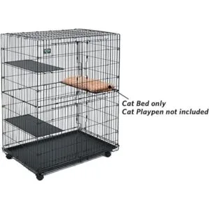 Midwest Jaula para gatos con 3 estantes ajustables y 1_2