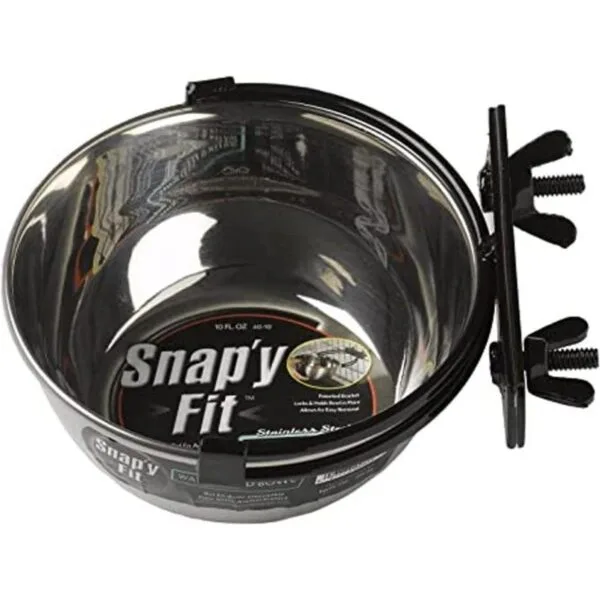 Midwest Homes for Pets Snapy Fit Cuenco de acero_1