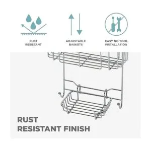 Estante para la ducha Zenith Products E7803STBB para_5