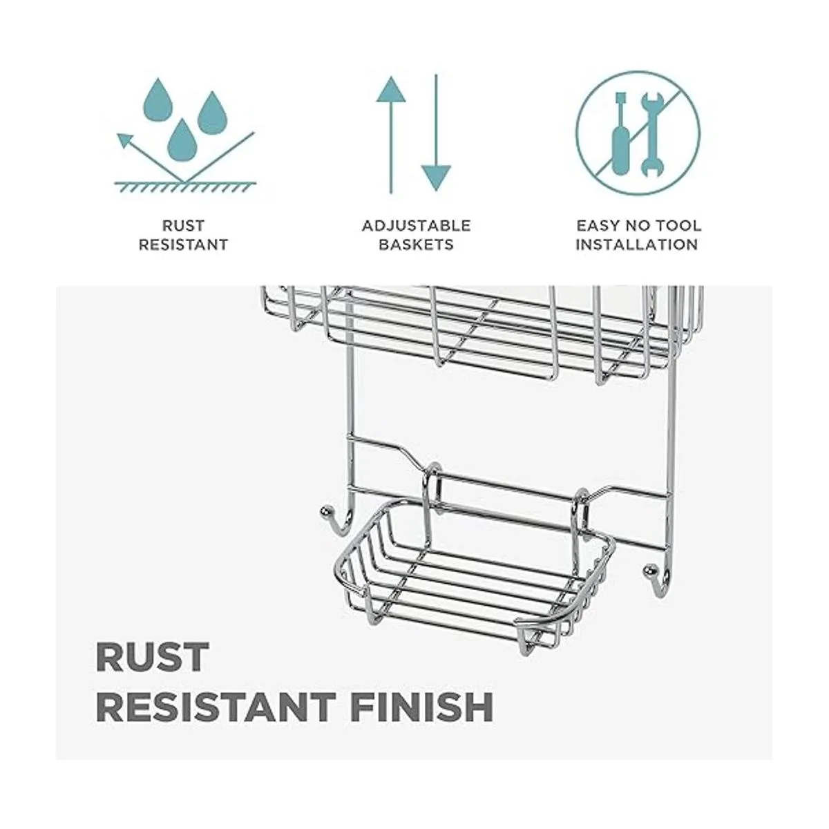 Estante para la ducha Zenith Products E7803STBB para_5
