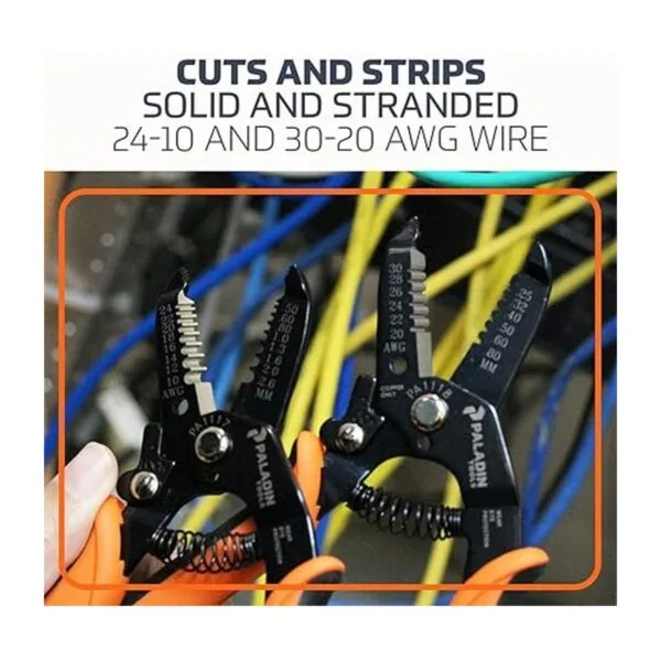 Paladin Tools 2030 y 1024 AWG paquete de pelador de_4