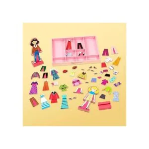 Melissa Doug Abby and Emma Deluxe Magnetic Wooden_5