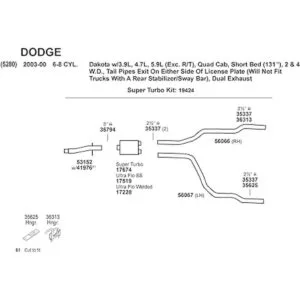 Dynomax 36313 soporte colgante del escape_2