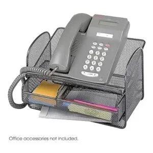 Safco Products 2160BL Soporte de teléfono de malla de ónix_6