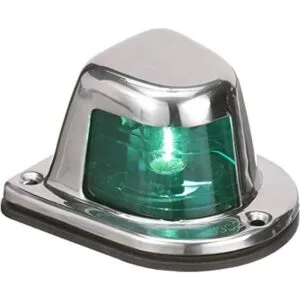 Attwood Lámpara lateral para montaje en cubierta de acero_1