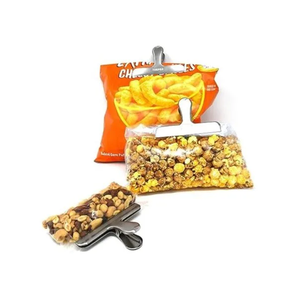 Norpro 169 Acero inoxidable Jumbo Bolsa Clip Silver_5