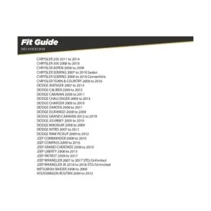 Scosche CR1291B Kit de tablero doble DIN compatible con_3