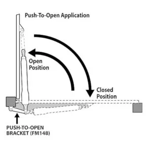 Mighty Mule Push to Open Gate Bracket FM148 para_3