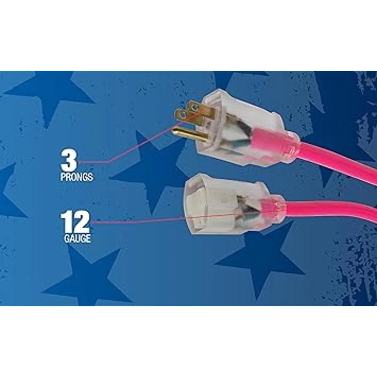 Coleman Cable 2577SW000A EXTCORD 123 SJTW 25 pies rosa_4