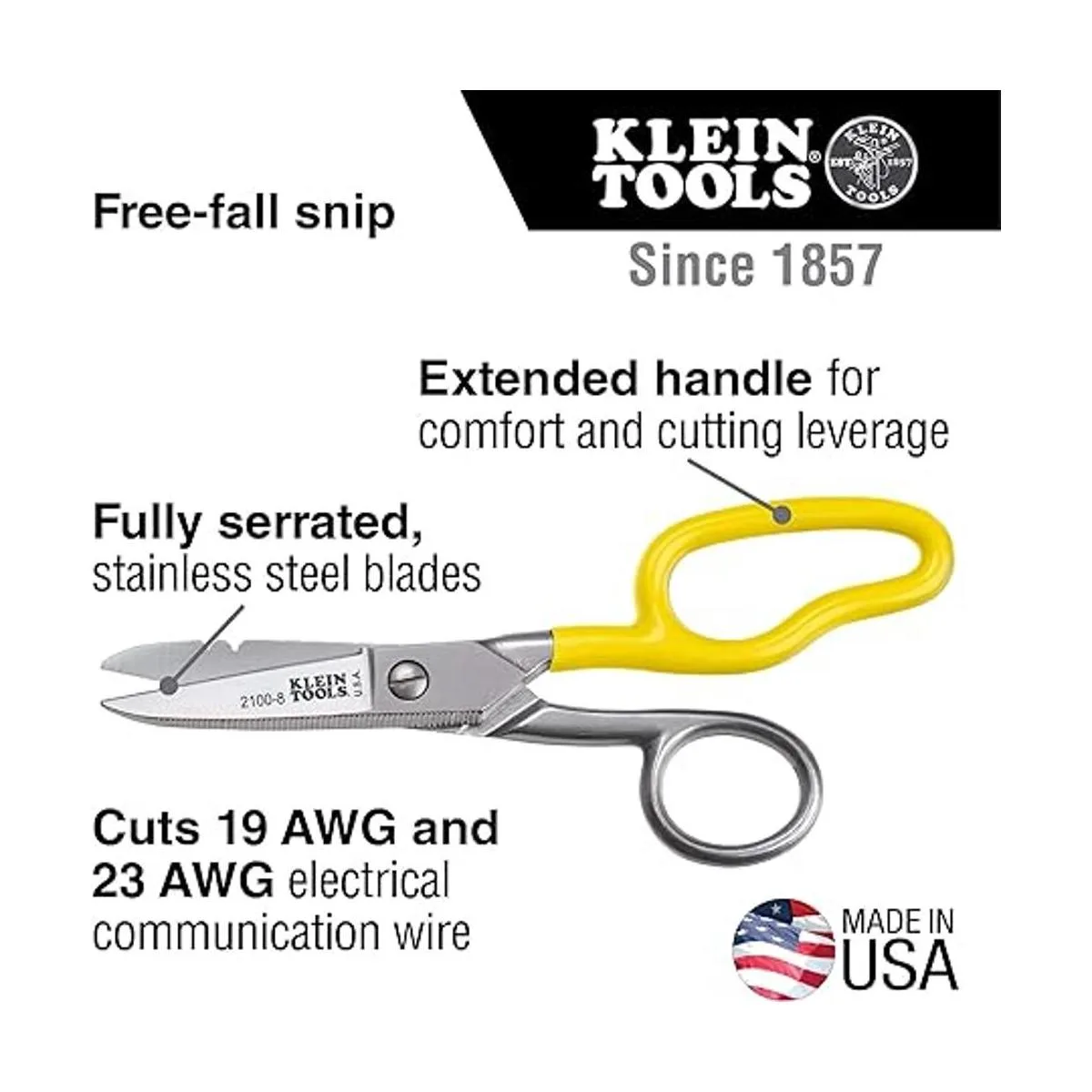 Klein Tools Tijeras 21008 corte de acero inoxidable de 19_2